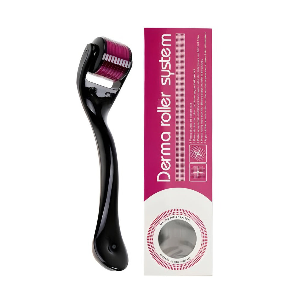 Derma Roller for Face Body - 540 Titanium Microneedle Roller for Home Use, Hair Growth 0.5mm