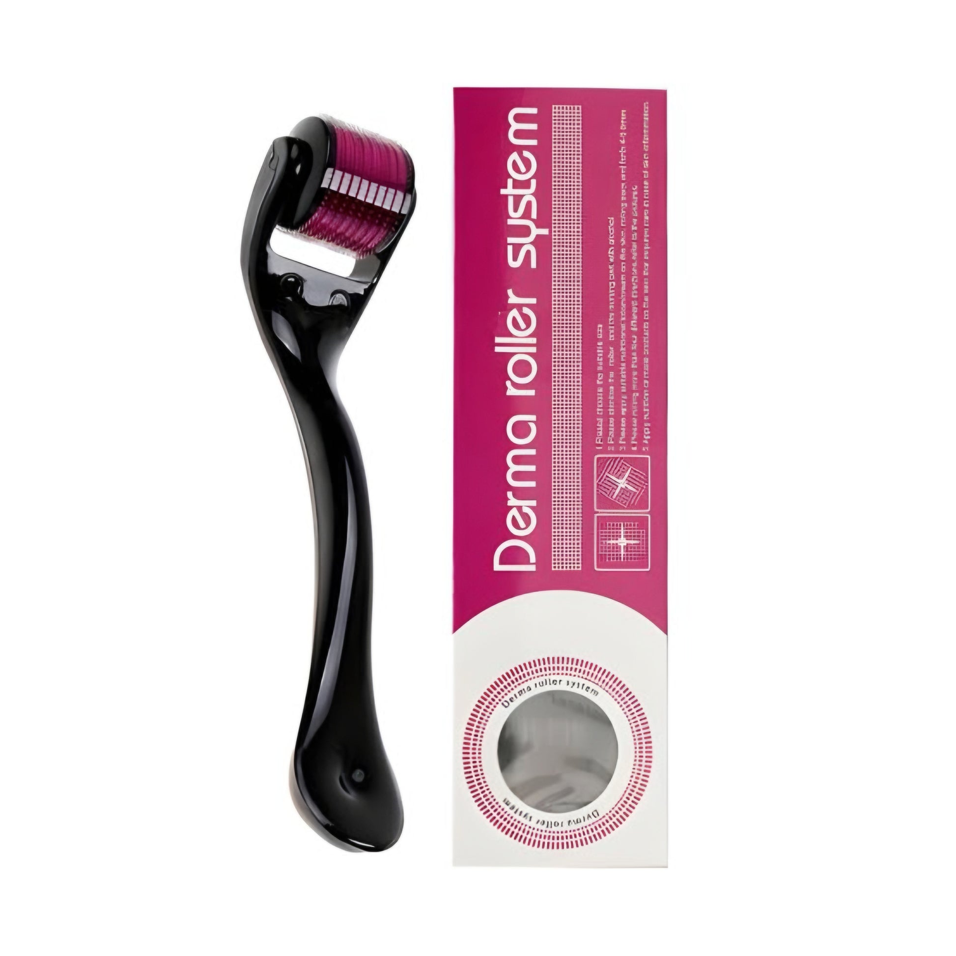 Derma Roller for Face Body - 540 Titanium Microneedle Roller for Home Use, Hair Growth 0.5mm