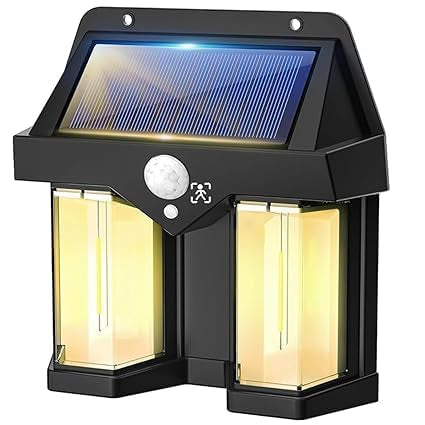 Solar Sensor Light Human Body Induction Light Operated Outdoor Wall Lamps Home Decorative Wall Lamp Lights Solar Garden Lights