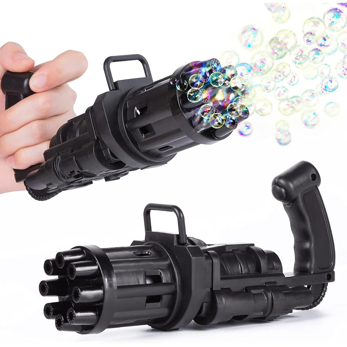 Massive Bubble Gattler Toy With Bubble liquid for Kids - Automatic Electric Bubble Maker Machine