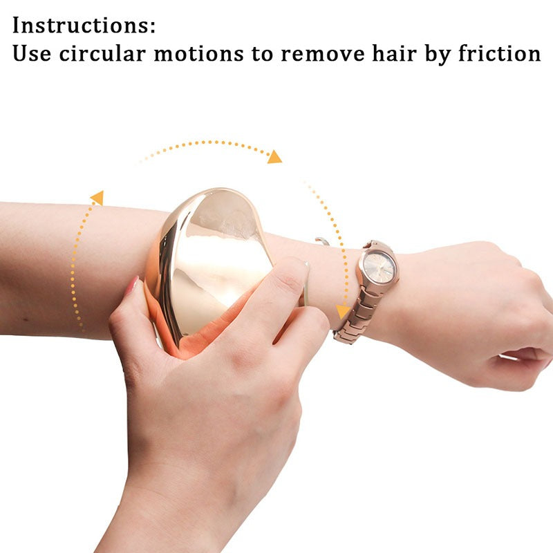 Crystal Physical Hair Removal Eraser Glass Hair Remover Painless Epilator Easy Cleaning Reusable Body Care Depilation Tool
