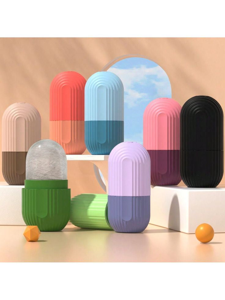 Silicone Ice Roller for Face – Reusable Ice Cube Mold Massager to Reduce Puffiness