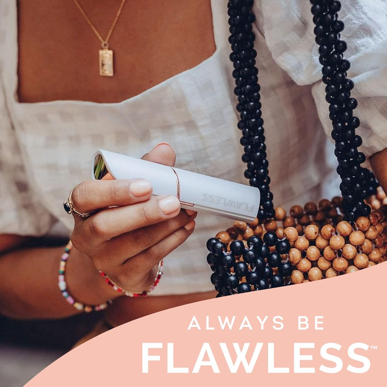 FLAWLESS Facial Hair Removal for Women, Painless Hair Remover Device for Face, Electric Hair Removal