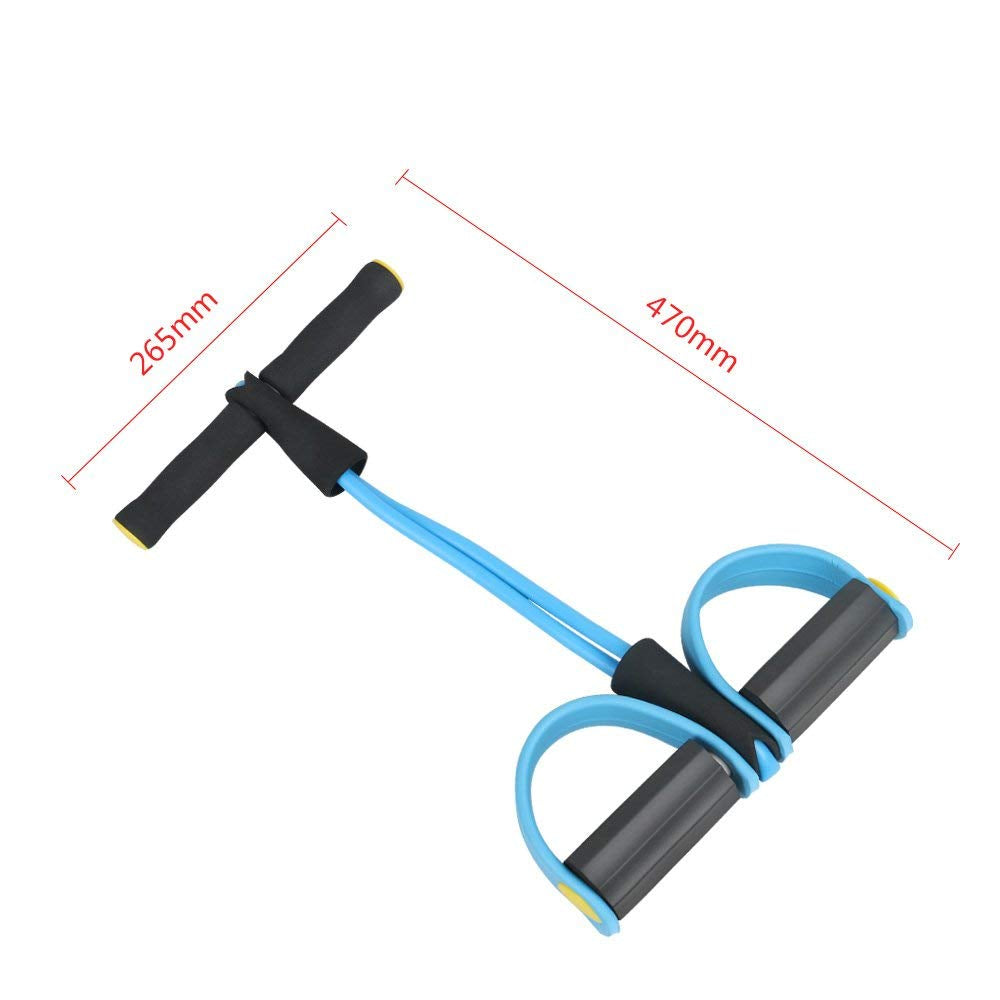 Professional Rubber Tummy Trimmer Stomach and Weight Loss Equipment Abs Exerciser -Single Spring