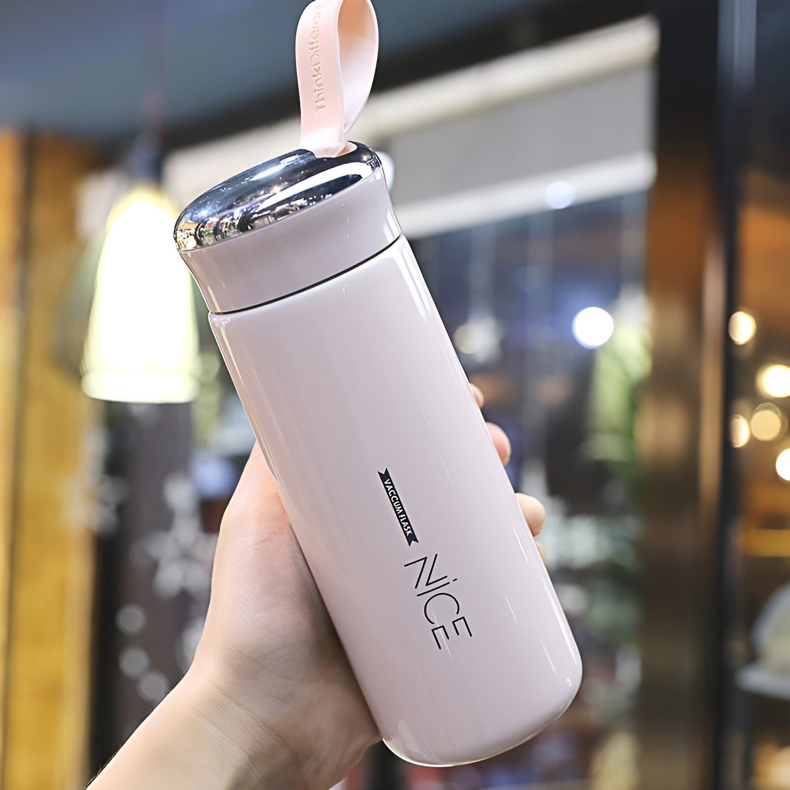 400 ML Insulated Water Bottle For Girls, Boys, Gym - Water Bottle For School - Plastic Water Bottle Sport Water Bottle Double Walled Keep Water Cold /Hot - Water Bottle For Gym