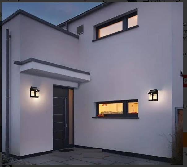Solar Sensor Light Human Body Induction Light Operated Outdoor Wall Lamps Home Decorative Wall Lamp Lights Solar Garden Lights