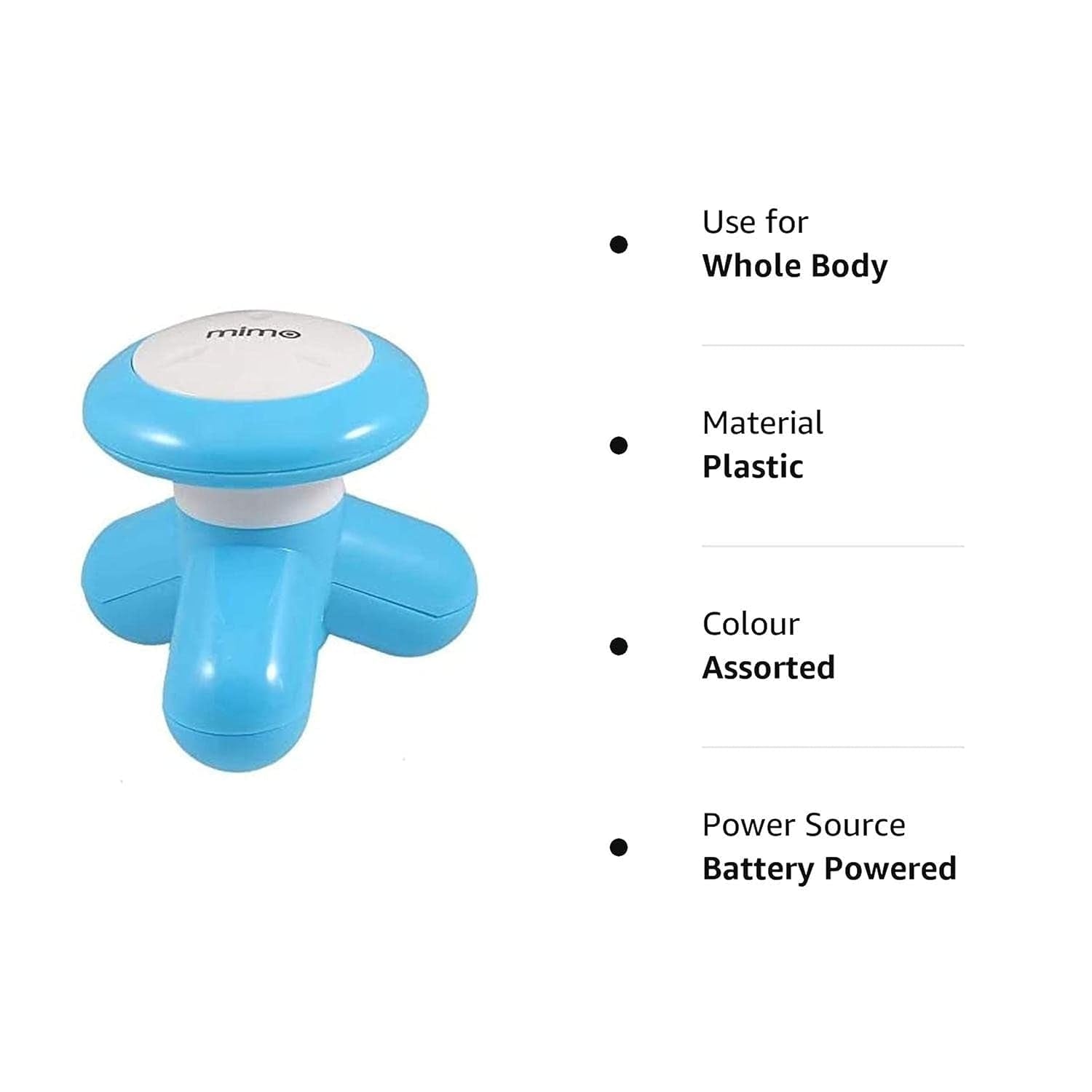 Mimo Mini Hand Electric Body Massager For Women and Girls Mini handy Full Body Massager Machine Portable