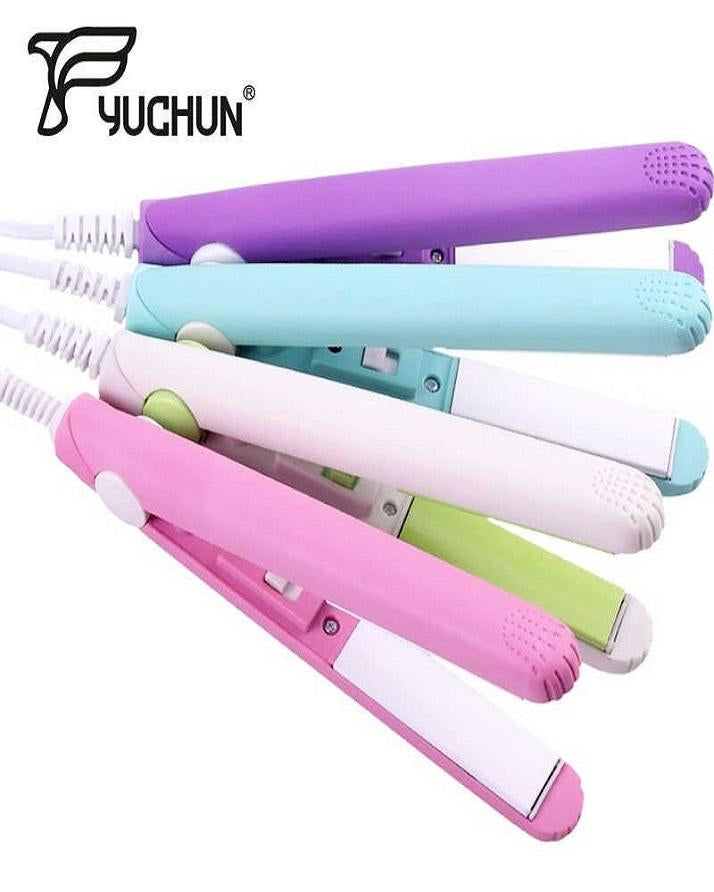 Electronic Fast Hair Straightener Portable Mini Hair Flat Iron