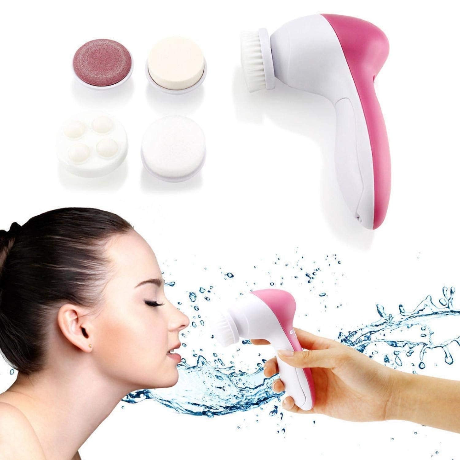 5 in 1 Electric Facial Cleaner Multifunction Massager, Facial Machine,Face Massage Machine For Face, Beauty Massager, Facial Massager For Women